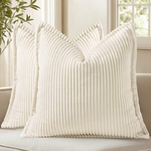 decorUhome Summer Corduroy Cream Wh...
