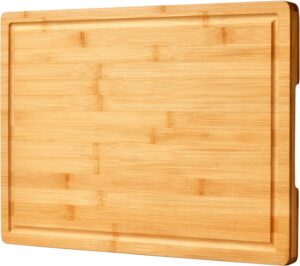 Bamboo Cutting Board for Kitchen, 1...