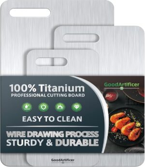 Titanium Cutting Boards Set of 3, 1...
