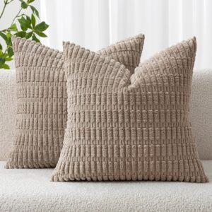 MIULEE Pack of 2 Corduroy Decorativ...