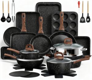 Pots and Pans Set Non Stick, 31 Pie...