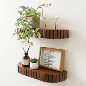 GRID FORTE Wood Rounded Fluted Floa...