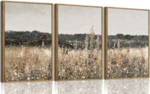 Wodkwq 3 Piece Vintage Landscape Ca...
