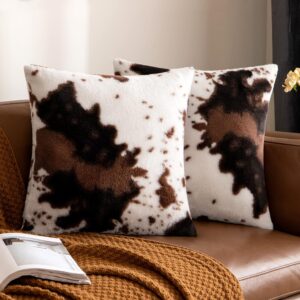 Pack of 2 Luxury Faux Fur Throw Pil...