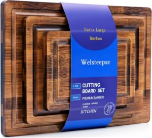 welsteepse Bamboo Cutting Boards, (...