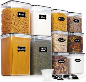 Vtopmart 10 PCS Flour and Sugar Sto...