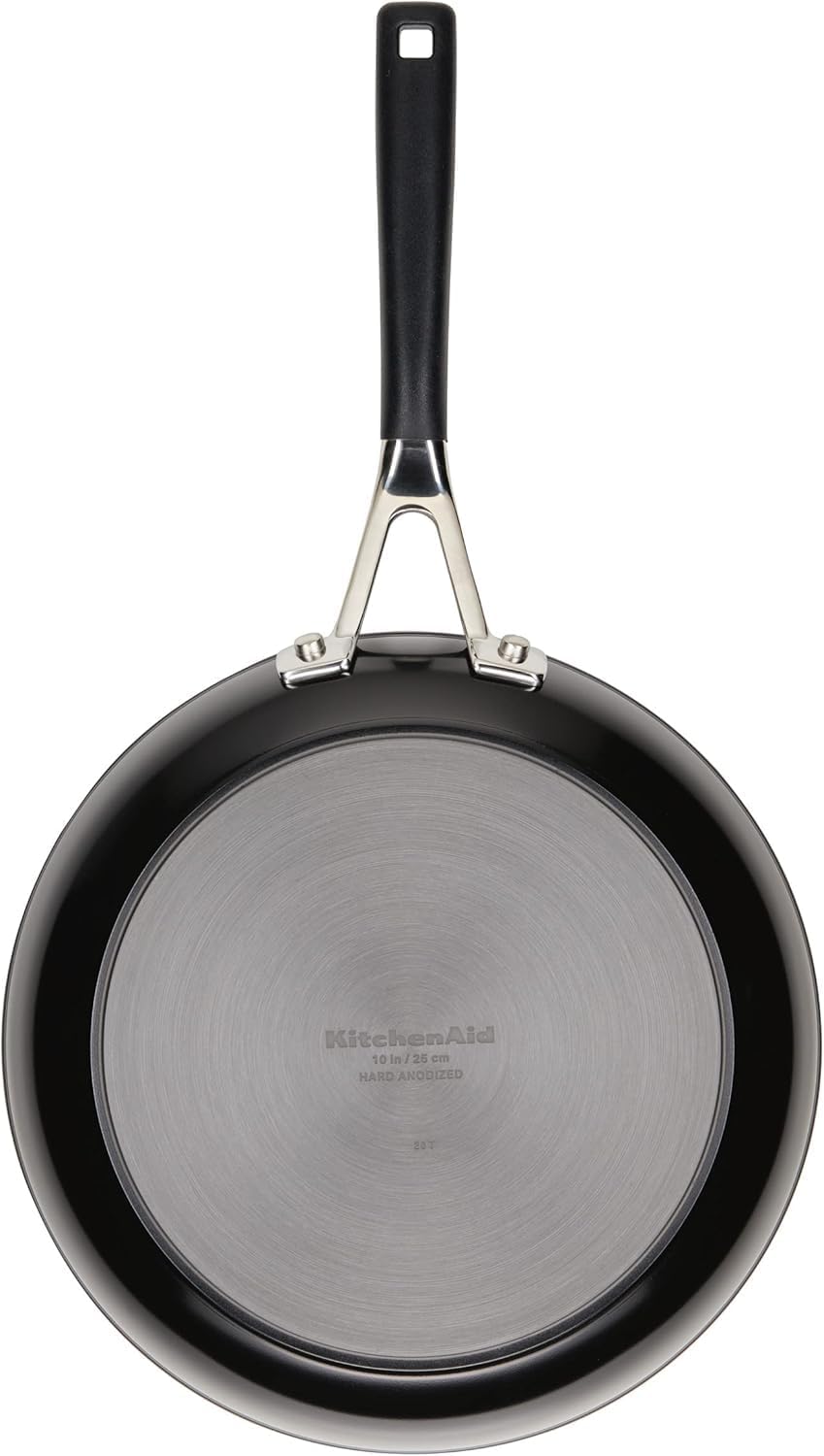 KitchenAid Hard Anodized Nonstick Cookware/Pots and Pans Set, 10 Piece - Matte Black - Image 10