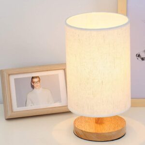Desk Lamp Wooden Table Lamp 40W Amb...