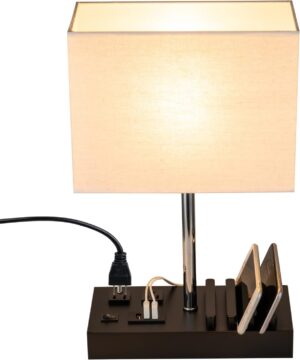 Briever USB Table Lamp, Multi-Funct...