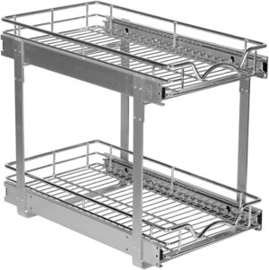 2-Tier Pull-Out Cabinet Organizer w...