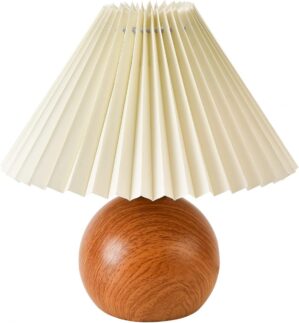KUNJOULAM Cute Small Pleated Lamp, ...