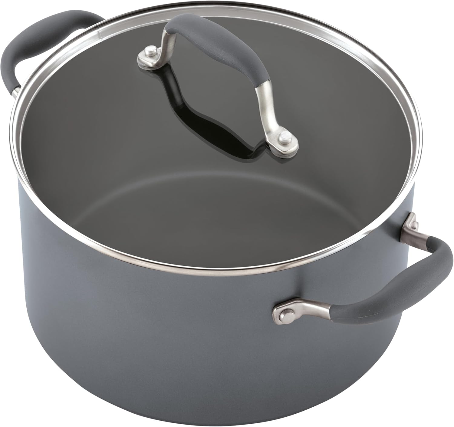 Anolon Advanced Home Hard Anodized Nonstick Cookware Set, Pots and Pans Set, 9-Piece, Moonstone - Image 9