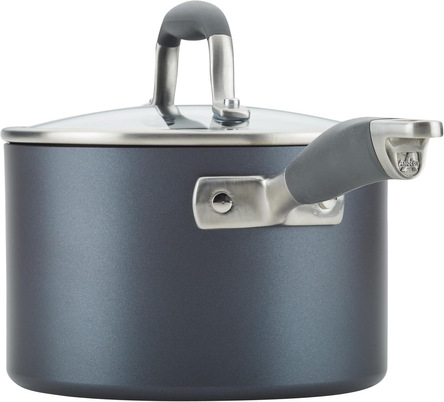 Anolon Advanced Home Hard Anodized Nonstick Cookware Set, Pots and Pans Set, 9-Piece, Moonstone - Image 13