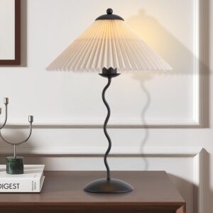 Pleated Table Lamp, S Tube Modern T...
