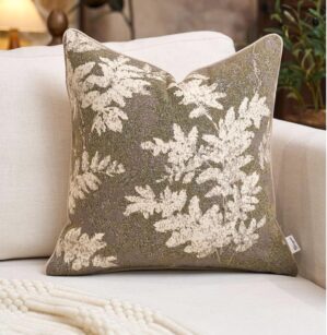 Yangest Neutral Leaf Pillow Cover 1...