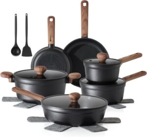 SENSARTE Nonstick Pots and Pans Set...
