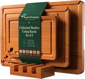 Cutting Boards for Kitchen, Bamboo ...