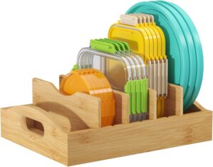 Lifewit Bamboo Lid Organizers for I...