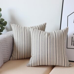 Gray Pillow Covers Farmhouse Linen ...