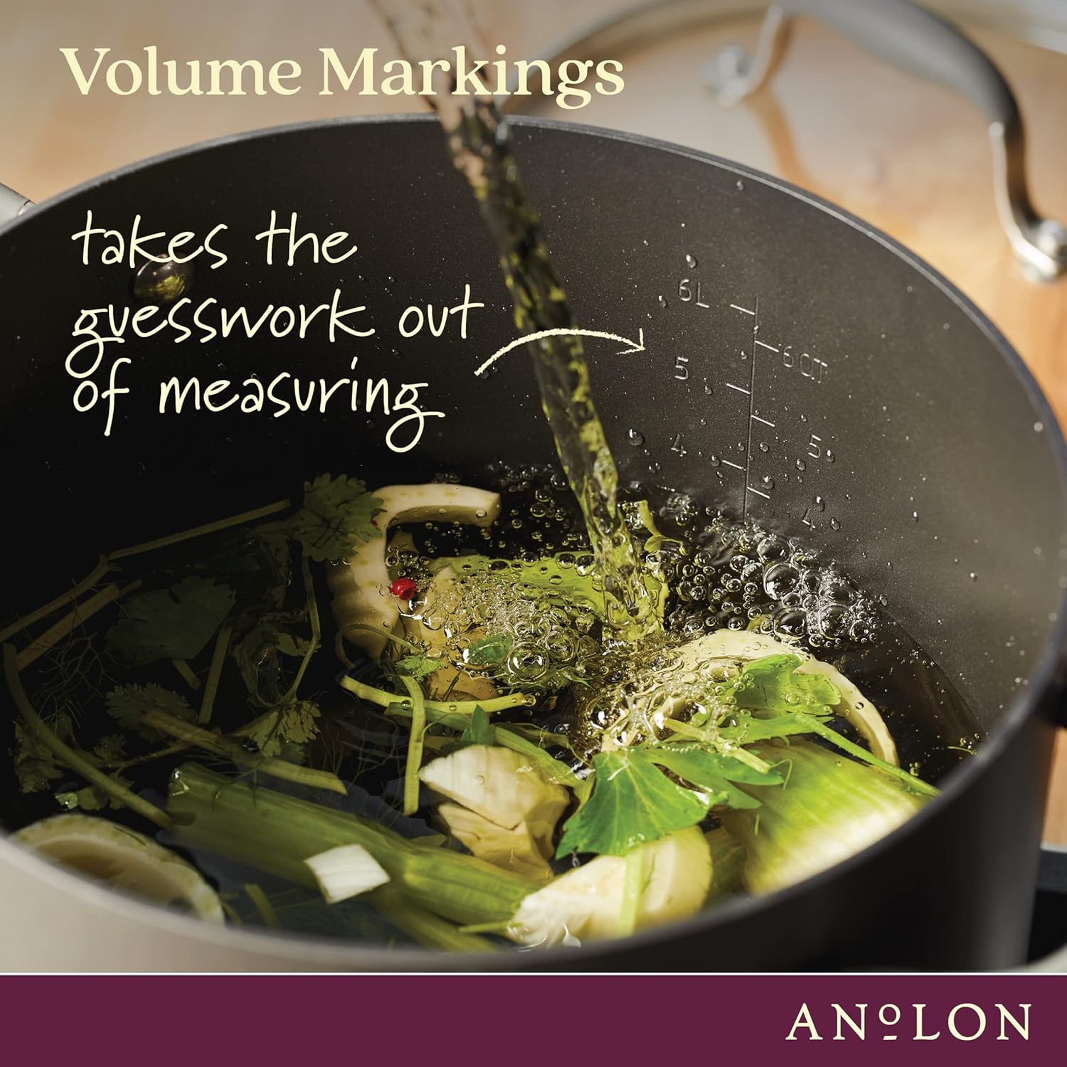 Anolon Advanced Home Hard Anodized Nonstick Cookware Set, Pots and Pans Set, 9-Piece, Moonstone - Image 8