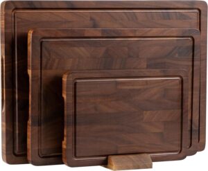 THETCHRY Walnut Wood Cutting Board ...