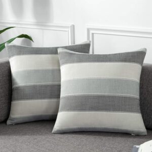 AmHoo Pack of 2 Farmhouse Stripe Ch...