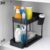 Undersink Organizer, 2-Tier Under Sink Storage Rack with Sliding Drawers for Kitchen Bathroom Cabinets, Pull Out Organizer for Pantry, Laundry Room & Closet Organization – 1 Pack, Black