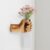 Gold Wall Sculptures, Hand Vases Home Decor, Wall Mount Art Sculpture, Unique Wall Art Statue, Funky Flower Vase Decorations, Modern Eclectic Hanging Decor,Glass Test Tube Vase