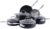 All-Clad HA1 Expert Hard Anodized Nonstick Cookware Set (10 Piece) Pots, Frying Pans, Dishwasher-Safe, Oven-Safe Up to 500°F Compatible with All Stovetops (Gas, Electric & Induction) – Black
