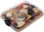 Farberware Build-A-Board Bamboo Cutting Board with Single Storage Compartment, Clear Locking Lid, Black Handles, Perfect for Charcuterie & Snacks