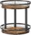 LAMU 10” Wood Lazy Susan Spice Rack Organizer, 2 Tier Spice Organization for Cabinet, Countertop, Kitchen, Table Top, Pantry, Condiment and Seasoning Rack Organizer