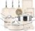 GOTHAM STEEL 20 Pc Ceramic Cookware Set Nonstick, Ceramic Pots and Pans Set Non Stick for Kitchen with Bakeware, Cooking Utensils & Steamer, Non Toxic PFOA PFOS Free, Oven & Dishwasher Safe