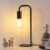 Industrial Table Lamp for Bedroom, Small Table Lamps for Bedside with Wire Switch, E26 Socket Base, Modern Nightstand Lamp for Living Room, Reading, Office, Bulb Not Included.