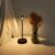 Rechargeable Cordless Table Lamps,Modern Battery Operated Table lamp,Portable LED Touch 2 Levels Brightness Dimmable Bar Lamp,Small Lamp in Aluminum for Bars,Restaurant,Living Room(Rust)