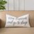 Sanmetex Decorative Lumbar Pillow Covers 12×20 Inches, Embroidered Accent Rectangle Pillow Case with Give It to God and Go to Sleep Quote for Sleep, Bed, Bedroom, Home Decor.