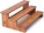 JinDoWin Cabinet Spice Organizer, Spice Organization for Cabinet, 3 Tier Spice Rack Organizer for Cabinet, Seasoning Organizer & Seasoning Rack, Kitchen Cabinet Organizer (1, Dark Bamboo)