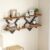 HOOBRO 15″ Floating Shelves for Wall, Set of 2 Wall shelf, 2-Tier Hanging Shelves, Wall Mounted Storage Shelf, Display Rack, for Living Room Bedroom Kitchen Bathroom, Rustic Brown and Black BF14BJP201