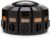 Kitchen Art Spice Rack Select-A-Spice Auto-Measure Carousel 12 Compartments Black 8.75 x 8.75 x 6 inches