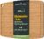 Dishwasher Safe Bamboo Cutting Board, Lightweight & Durable Wood Cutting Board, Reversible with Juice Groove, Easy to Store & Clean, Ideal Kitchen Gift for Home Cooks