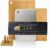 Bamboo Cutting Board Set with Stand – Small Cutting Boards for Kitchen & 316 Stainless Steel Defrosting Tray, 3-Piece Prep Station with Juice Grooves, Sturdy Heat Resistant Trivet for Hot Pans