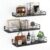 Floating Shelves for Wall Set of 3, Wall Mounted Shelf for Home Storage Decor, Hanging Shelves for Living Room, Bedroom, Bathroom, Kitchen – Black