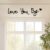 Wooden Love You Bye Sign Home Decor – Boho Farmhouse Wall Art Decor for Stylish Living Room, Hallway Entryway, Wall Decor Door Sign Gift for Your Family Lovers