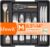 Lifewit Silverware Drawer Organizer, Expandable Utensil Tray for Kitchen, BPA Free Flatware and Cutlery Holder, Adjustable Plastic Storage for Spoons Forks Knives, 8.5-14 x 12″, Black