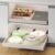 Pull out Cabinet Organizer,Width (14″-21″) and Depth (17″-24″) Expandable With 3 Rails,No Drill Adjustable Slide out Drawers for Kitchen,Pantry,Adhesive Roll out Shelves,for Cabinets Without Lip,White
