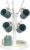 Simple Houseware 360 Turntable Mug Holder Tree for Countertop, White, Holds 6 Coffee Mugs or Cups, Space Saving Kitchen Organizer, 12″ D x 12″ W x 19″ H