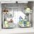 Merrylun Under Sink Organizers,5 Adjustable Height，Metal Pull Out Under Sink Organizers and Storage Shelves with Sliding Drawer 2 pack, White