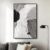 Framed Black and White Abstract Canvas Wall Art, Large Modern Art Prints Paintings Artwork for Walls, Minimalist Gray Pictures for Living Room Bedroom Dining Room Office Bathroom Wall Decor 24×36 In