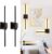 Battery Operated Wall Sconces Set of 2, 𝐔𝐩𝐠𝐫𝐚𝐝𝐞𝐝 12000mAh Rotatable Picture Lights with Remote Control, Dimmable 3000-6500K LED Rechargeable Wall Lights for Living Room Bedroom Mirror, 28.3In