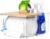 iCASA Trash Bag Dispenser Under Sink Organizer, 2-in-1 Acrylic Trash Bags Holder with Bamboo Lid, Holds Large Rolls up to 100 Count, Garbage Bag Storage Container for Kitchen, Pantry, Laundry Room