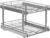 2-Tier Pull-Out Cabinet Organizer with Heavy-Duty Steel Frame, Full-Extension Sliding Shelves, Holds 100 lbs, Easy Install for Kitchen, Pantry & Under Sink Cabinets, 20″ W x 21”D x 16.5″ H